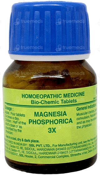 Sbl Magnesia Phosphorica 3x Biochemic Tablet 25gm