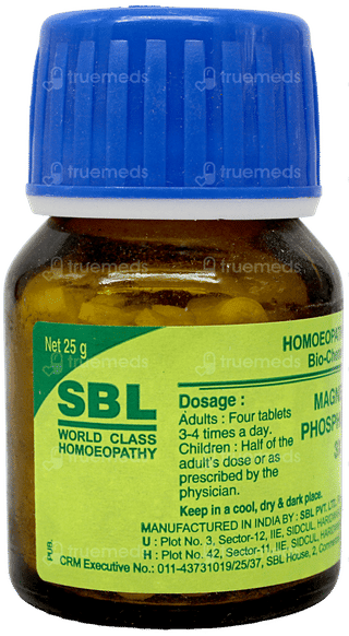 Sbl Magnesia Phosphorica 3x Biochemic Tablet 25gm