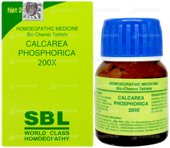 Sbl Calcarea Phosphorica 200x Biochemic Tablet 25gm Sbl Calcarea Phosphorica 200x Biochemic Tablet 25gm