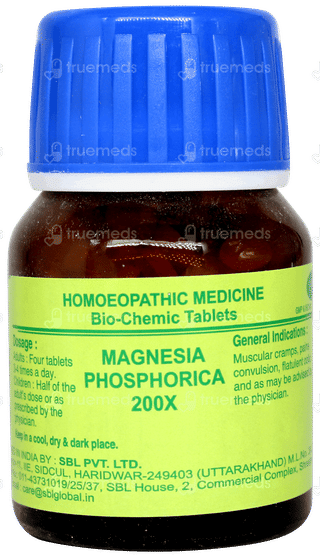 Sbl Magnesia Phosphorica 200x Biochemic Tablet 25gm
