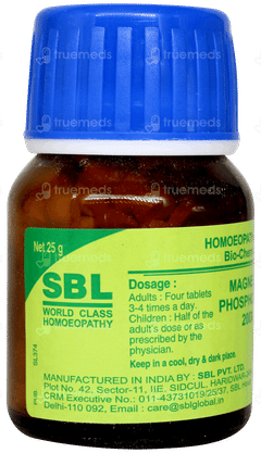 Sbl Magnesia Phosphorica 200x Biochemic Tablet 25gm