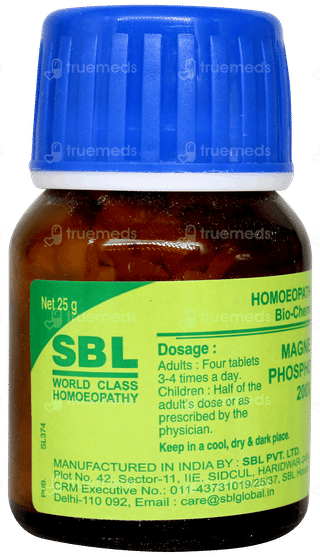 Sbl Magnesia Phosphorica 200x Biochemic Tablet 25gm