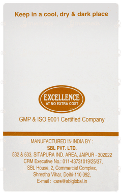 Sbl Ferrum Picricum 3x Trituration Tablet 25gm