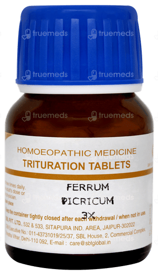 Sbl Ferrum Picricum 3x Trituration Tablet 25gm