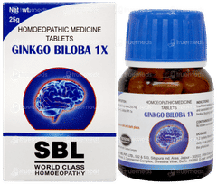 Sbl Ginkgo Biloba 1x Tablet 25 GM Sbl Ginkgo Biloba 1x Tablet 25 GM