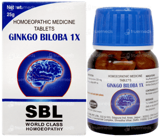 Sbl Ginkgo Biloba 1x Tablet 25 GM