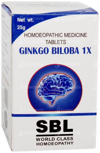 Sbl Ginkgo Biloba 1x Tablet 25 GM