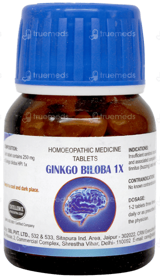 Sbl Ginkgo Biloba 1x Tablet 25 GM