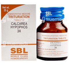 Sbl Calcarea Hypophos 3x Trituration Tablet 25 GM Sbl Calcarea Hypophos 3x Trituration Tablet 25 GM
