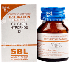 Sbl Calcarea Hypophos 3x Trituration Tablet 25 GM