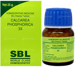 Sbl Calcarea Phosphorica 3x Biochemic Tablet 25gm Sbl Calcarea Phosphorica 3x Biochemic Tablet 25gm