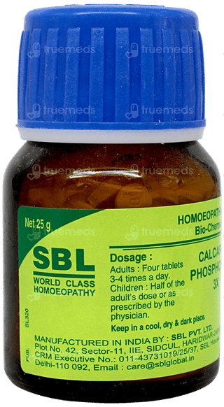 Sbl Calcarea Phosphorica 3x Biochemic Tablet 25gm