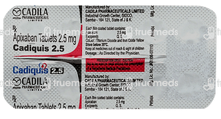 Cadiquis 2.5 MG Tablet 10