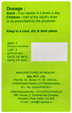 Sbl Kali Phosphoricum 200x Biochemic Tablet 25gm