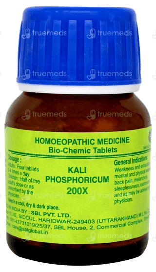 Sbl Kali Phosphoricum 200x Biochemic Tablet 25gm