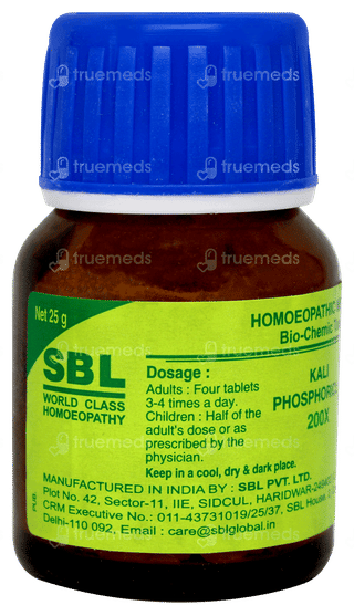 Sbl Kali Phosphoricum 200x Biochemic Tablet 25gm
