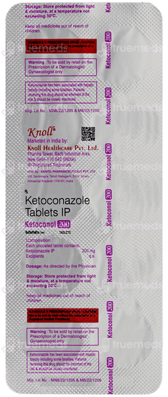 Ketoconol 200 Tablet 10