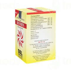 Sbl Dysmin Tablet 25gm