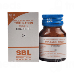 Sbl Graphites 3X Trituration Tablet 25 Gm Sbl Graphites 3X Trituration Tablet 25 Gm