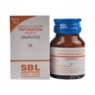 Sbl Graphites 3x Trituration Tablet 25 GM