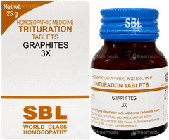 Sbl Graphites 3x Trituration Tablet 25 GM