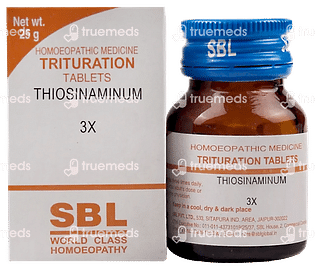 Sbl Thiosinaminum 3x Trituration Tablet 25 GM