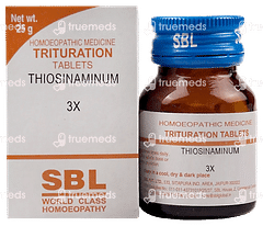 Sbl Thiosinaminum 3x Trituration Tablet 25gm