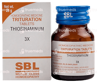 Sbl Thiosinaminum 3x Trituration Tablet 25 GM