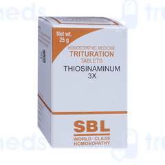 Sbl Thiosinaminum 3x Trituration Tablet 25gm Sbl Thiosinaminum 3x Trituration Tablet 25gm