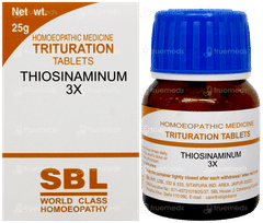 Sbl Thiosinaminum 3X Trituration Tablet 25Gm