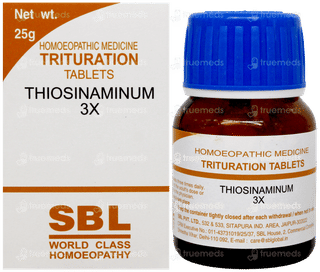 Sbl Thiosinaminum 3X Trituration Tablet 25Gm