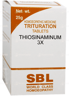Sbl Thiosinaminum 3X Trituration Tablet 25Gm