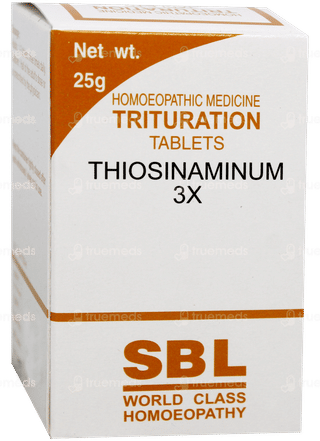 Sbl Thiosinaminum 3X Trituration Tablet 25Gm