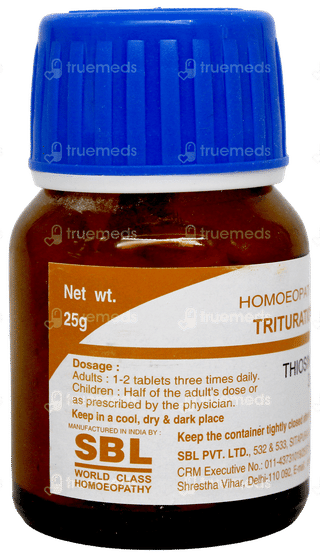Sbl Thiosinaminum 3X Trituration Tablet 25Gm