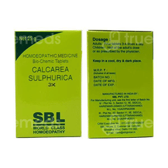 Sbl Calcarea Sulphurica 3X Biochemic Tablet 25 Gm