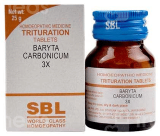 Sbl Baryta Carbonicum 3X Trituration Tablet 25Gm