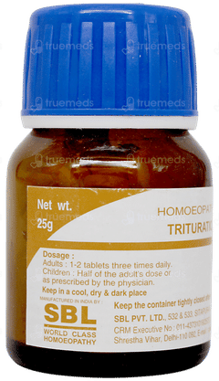 Sbl Borax 3x Trituration Tablet 25gm