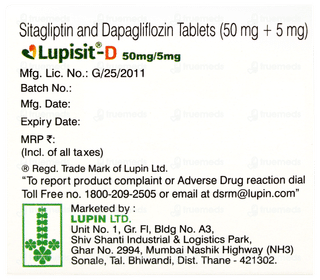 Lupisit D 50mg/5mg Tablet 10