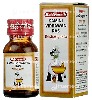 Kamini Vidrawan Ras Keshar Yukta Tablet 5 GM