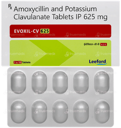 Evoxil Cv 625 Tablet 10 Evoxil Cv 625 Tablet 10