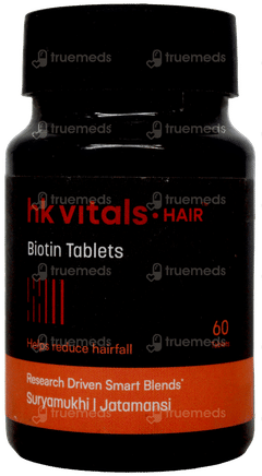 Hk Vitals Biotin Tablet 60 Hk Vitals Biotin Tablet 60