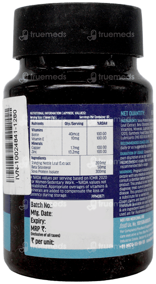 Healthkart Hk Vitals Dht Blocker With Biotin Tablet 60