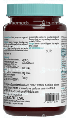 Healthkart Hk Vitals Dht Blocker With Biotin Tablet 60