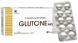 Glutone Md Orange Flavour Tablet 10