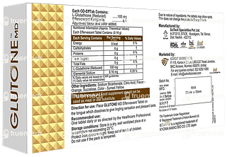 Glutone Md Orange Flavour Tablet 10