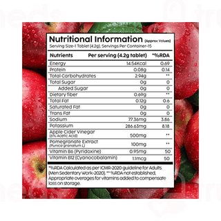 Plix Apple Cider Vinegar With The Mother Effervescent Tablet 15