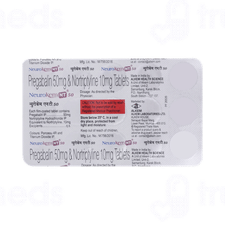 Neurokem Nt 50/10 MG Tablet 15