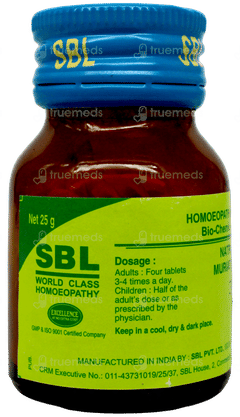 Sbl Natrum Muriaticum 3X Biochemic Tablet 25Gm