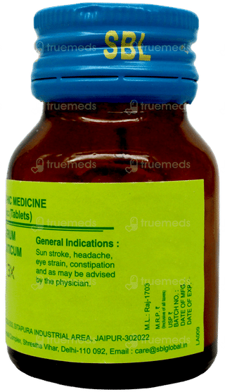 Sbl Natrum Muriaticum 3X Biochemic Tablet 25Gm