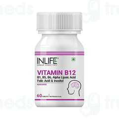 Inlife Vitamin B12 B1 B5 B6 Alpha Lipoic Acid Folic Acid And Inositol Tablet 60
